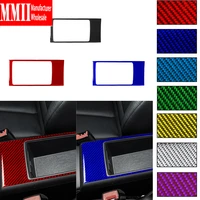 for audi a3 2014 2019 colorful carbon fiber stickers center control armrest box panel cover handrail interiors car accessories