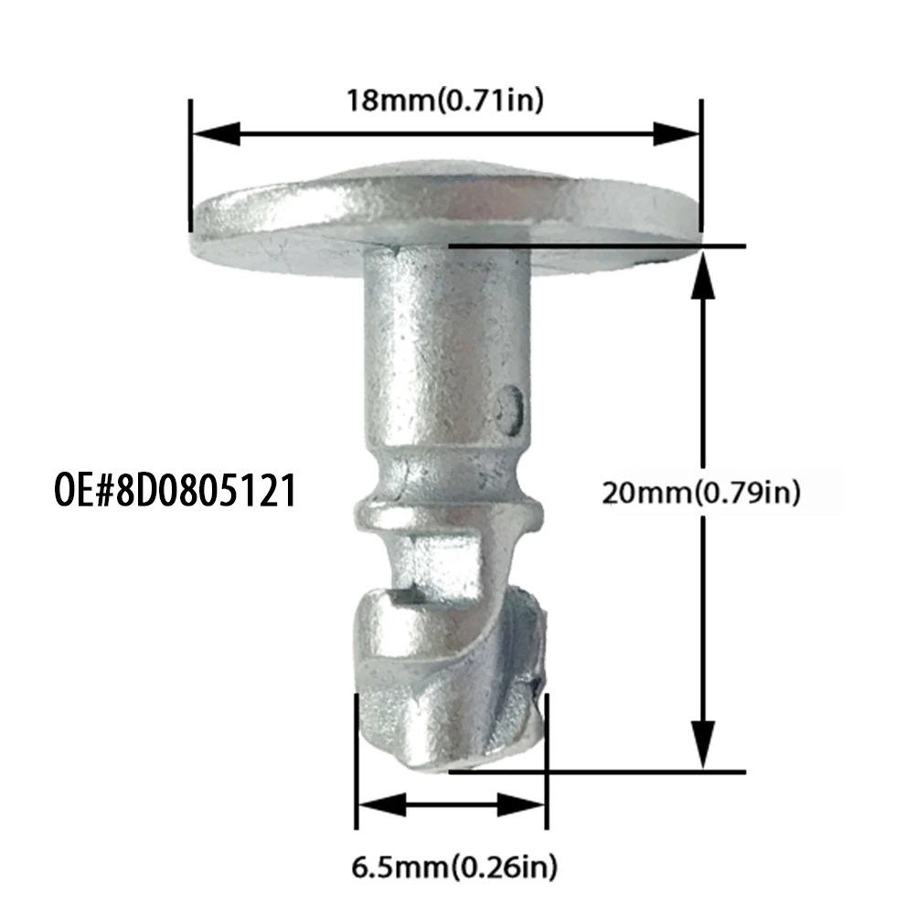20pcs Undertray Engine Under Cover Fixing Clips Trim Panel Metal Screw For Audi A3 A4 A6 A8 SKODA Superb I VW Passat B5 | Автомобили и