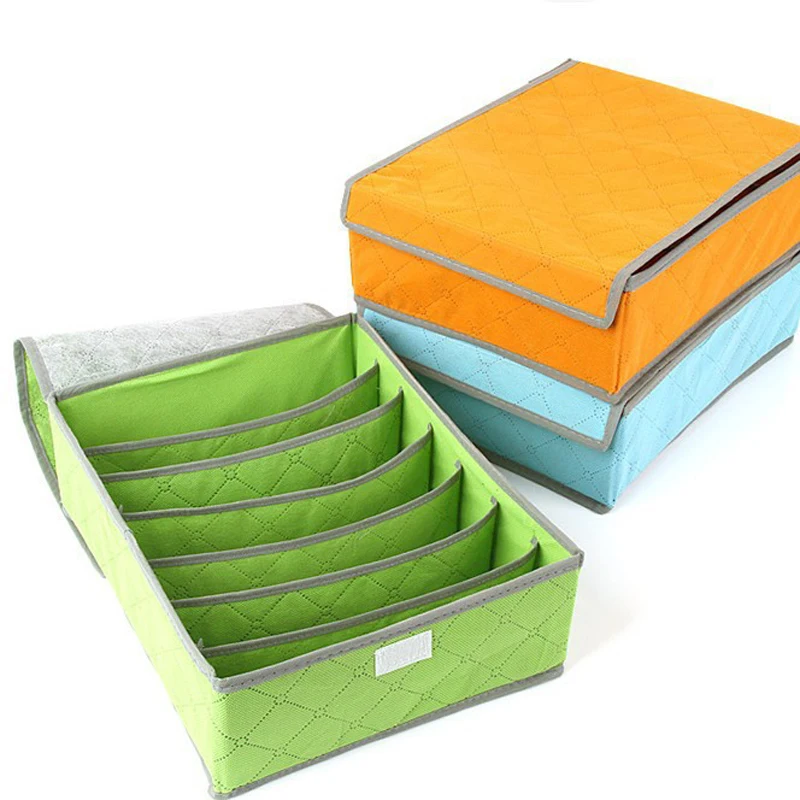 Однотонная сумка для хранения нижнего белья из нетканого материала