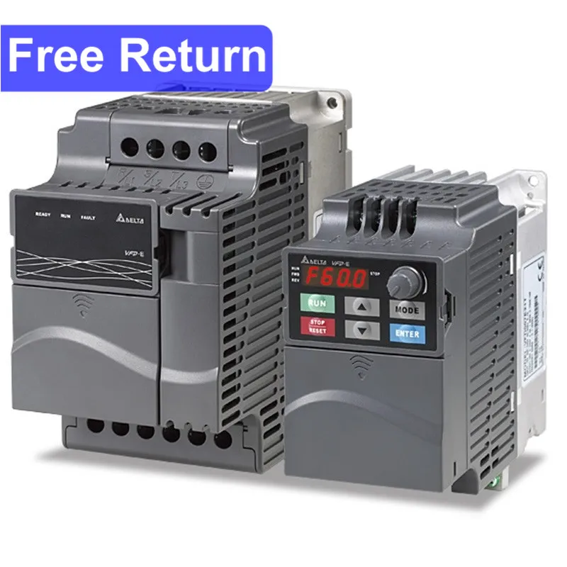 Оригинальный Однофазный Инвертор серии Delta E 220 В переменного тока 0 75 кВт инвертор