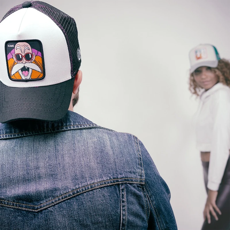 

New Anime Trucker Hats For Men And Women Dragon Ball Brand Baseball Cap Curved Brim Snapback Cap Gorras Casquette 62 Models Hat