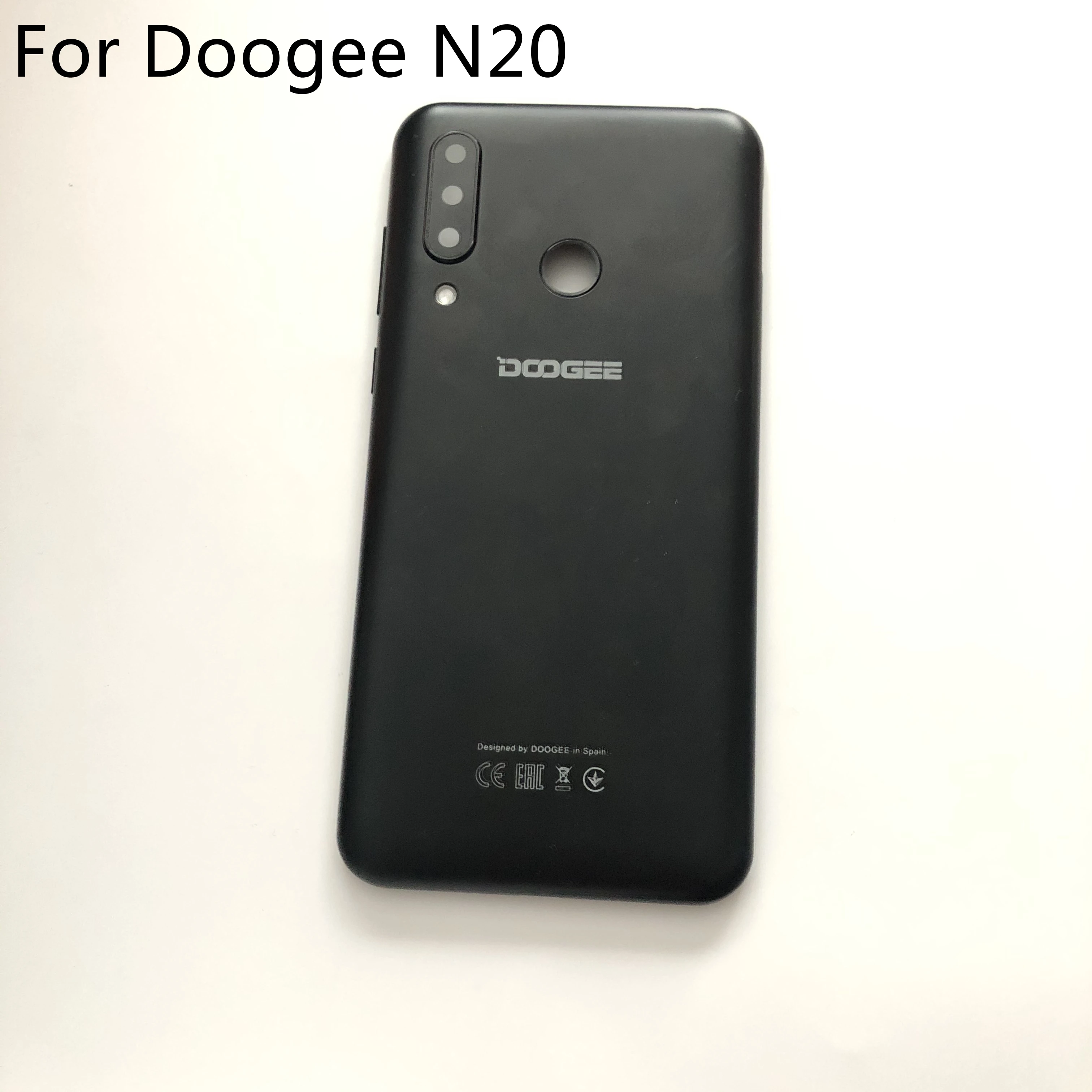 Чехол Для Doogee N20 с аккумулятором задняя крышка + стеклянный объектив для камеры