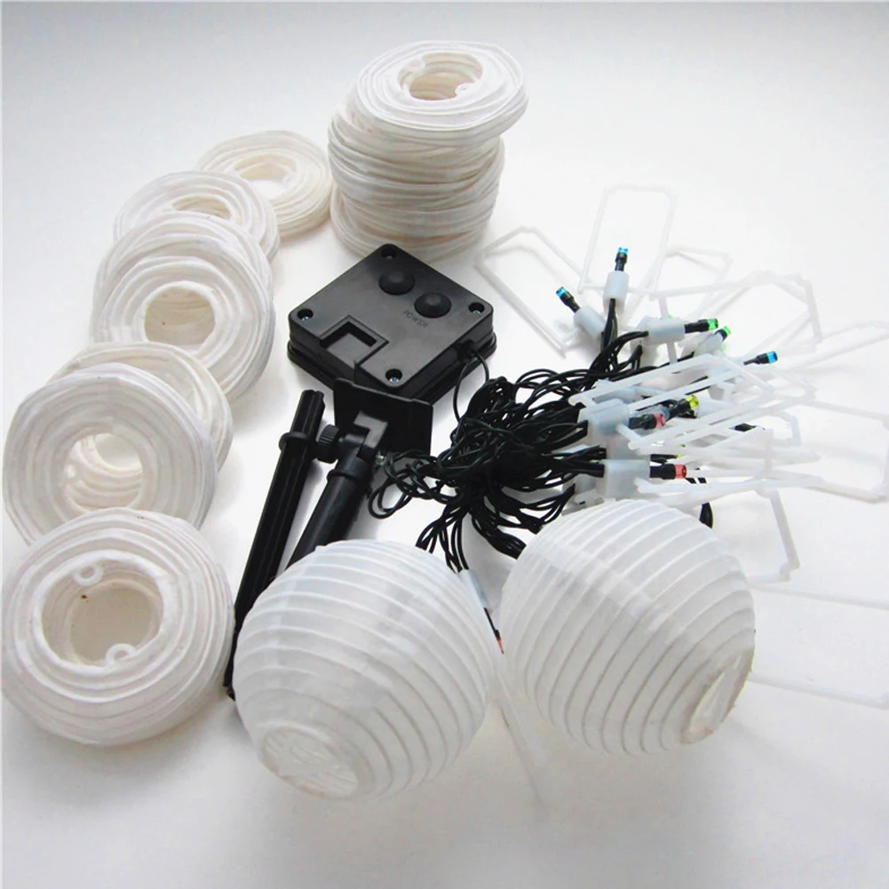 

Solar String Lights 20LED Mini Lantern Outdoor Lights Waterproof IP65 Patio Light For Home Party Garden Xmas Decorations