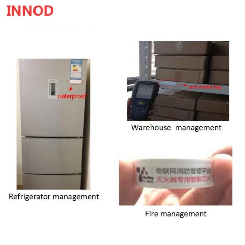 Бесплатный образец Гибкий тонкий длинный диапазон металла uhf тег стикер asset UHF для