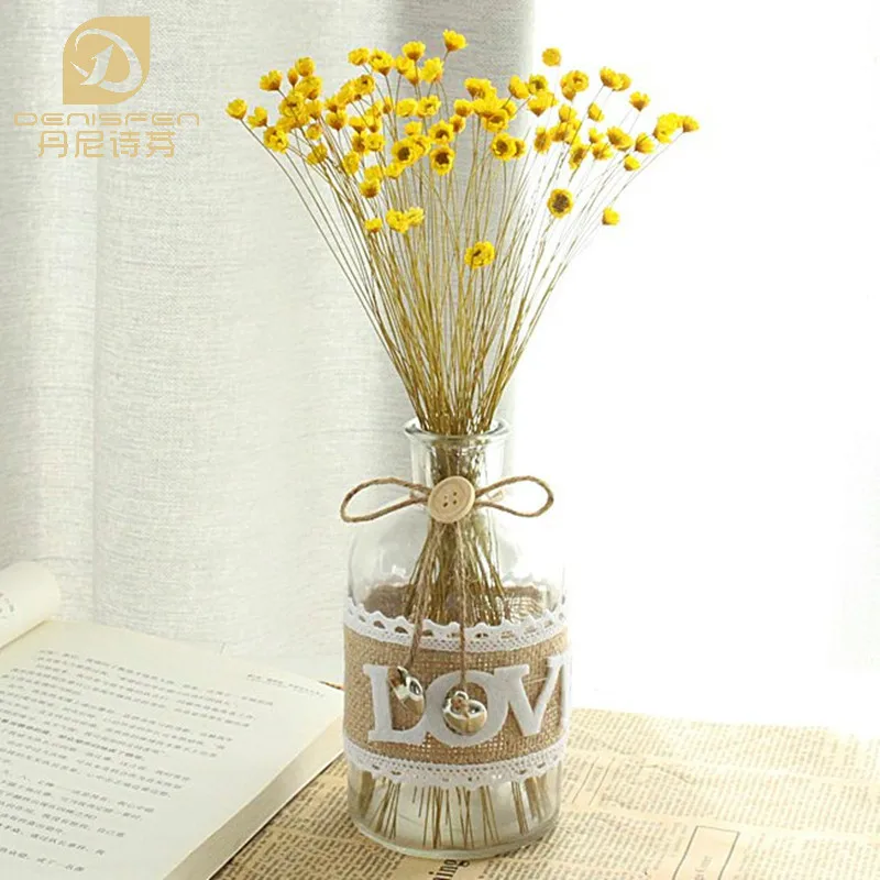 200 шт. декоративные сушеные мини цветы в виде маргариток маленькие Звездные