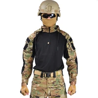 tactical hooded camo uniform military shirt army fan cs field shooting training combat tops men outdoor sport hiking shirts