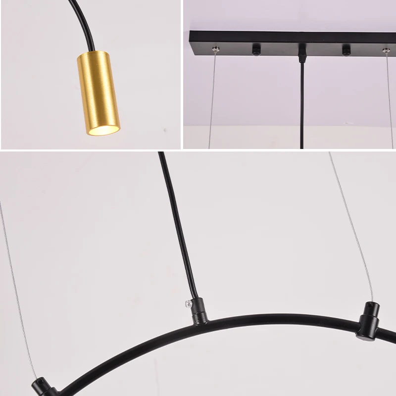 Современные светодиодные подвесные светильники в скандинавском стиле кухонные