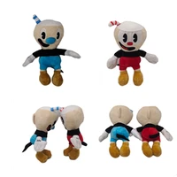 25cm game cuphead plush toy mugman plush dolls toys for children