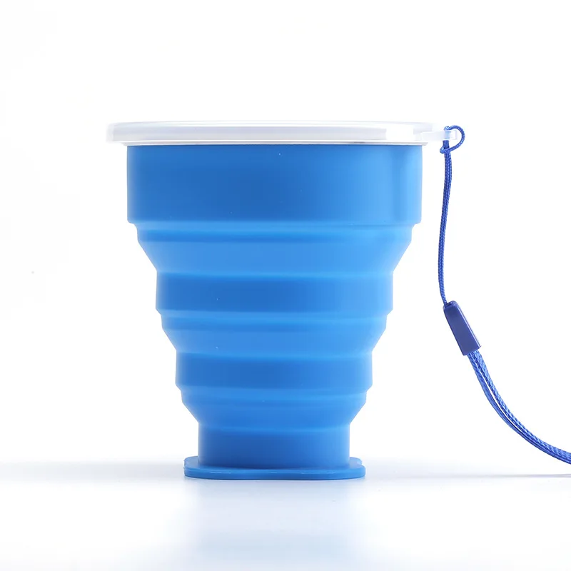 

Outdoor Portable Foldable Water Cup Multifunctional Creative Water Cup Silicone Portable Folding Silicone Folding Cup