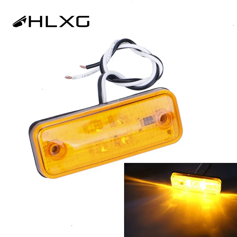 1 шт. 4 светодиодный боковой маркер световой индикатор лампы для автобуса