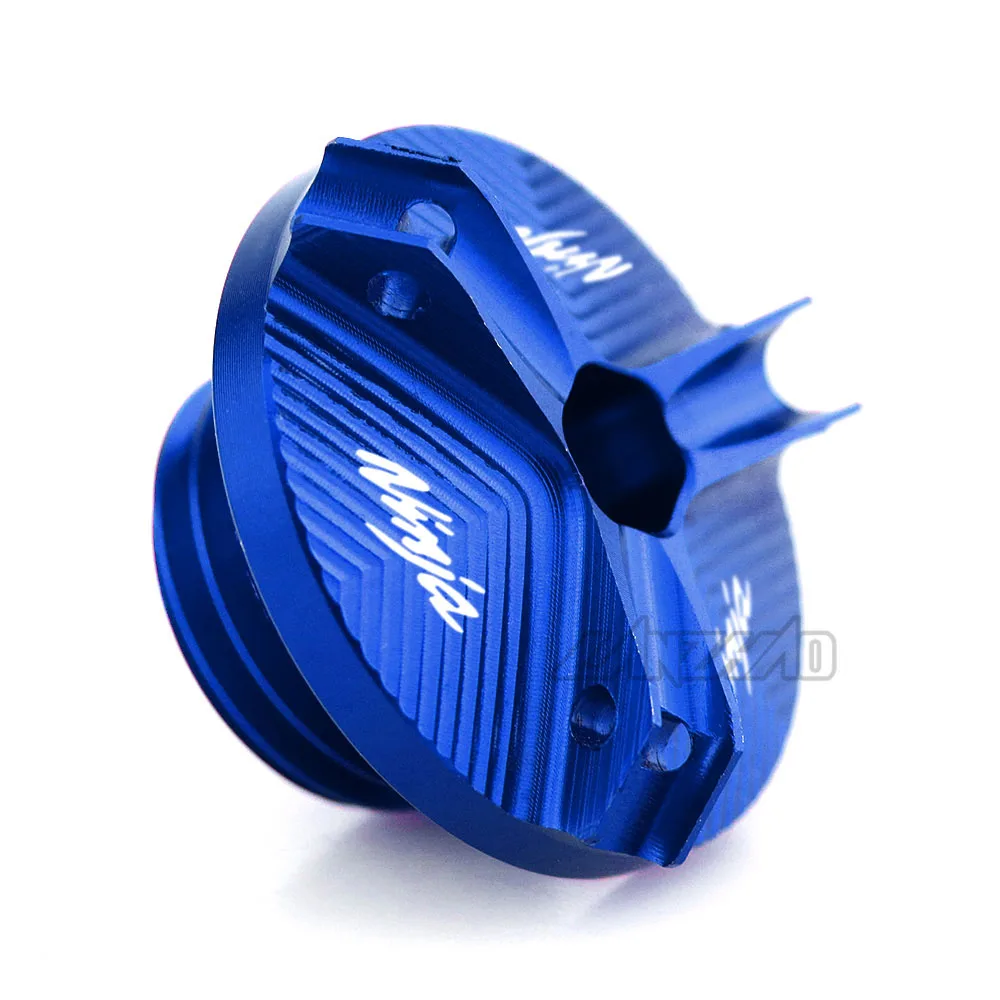M30* 1,5 топливный фильтр для двигателя мотоцикла крышка масляного бака CNC алюминиевые аксессуары для Kawasaki Ninja 250 300 400 650 1000