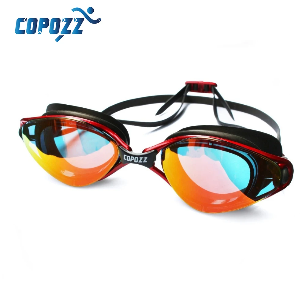 

Copozz Professional Goggles Anti-Fog UV Protection Adjustable Swimming Goggles Men Women Waterproof silicone glasses Eyewear