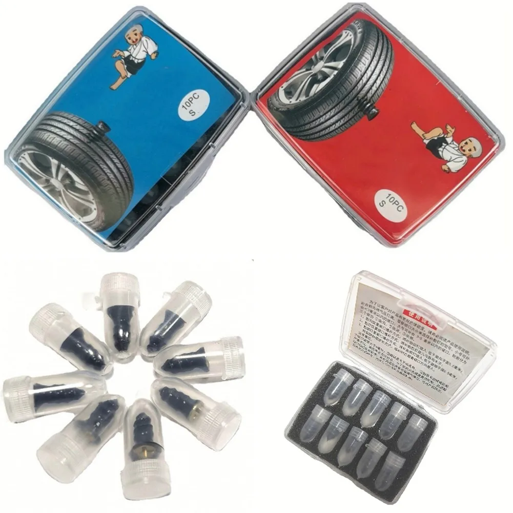 

10Pcs Car Tubeless Tyre Repair Rubber Nails Vacuum Tyre Puncture Repair Nails Tool Professional Puncture Repair Nail