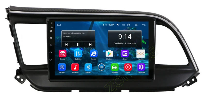 DSP 4G 2.5D Android 9,0 Автомобильный мультимедийный dvd-плеер gps для hyundai Elantra Автомобильный навигатор gps Авторадио Стерео рекордер