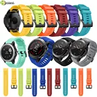 Ремешок для наручных часов, быстросъемный силиконовый браслет для Garmin Fenix 6X 6 6s Fenix 3 3HR 935 945, 26 22 20 мм