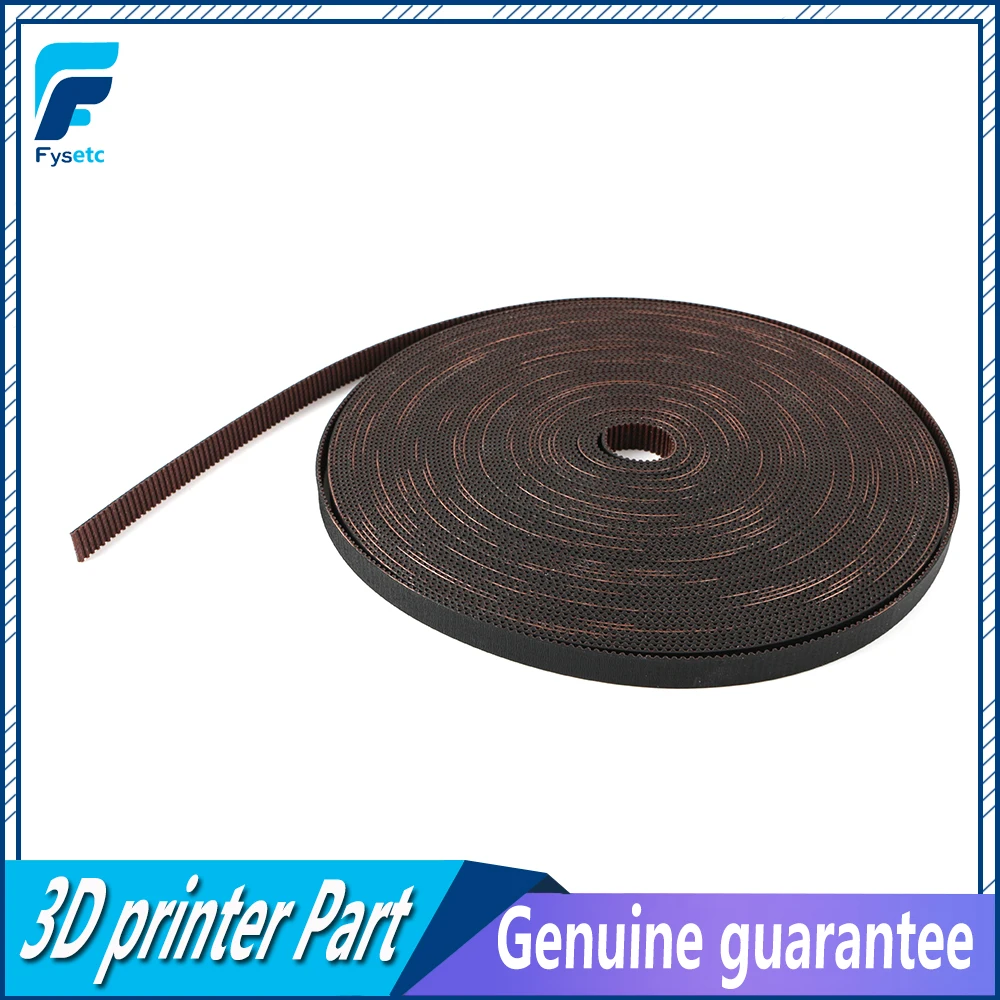 

GATES-LL-2GT 2GT Belt Opened Fiberglass Rubber GT2 Timing Belt 2GT-6 L 2M 5M Width 6mm For Prusa I3 MK3 MK3S Ender-3 CR10 ANET