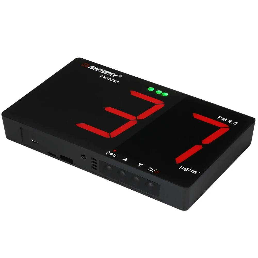 

SNDWAY настенный монитор качества воздуха PM2.5 детектор PM 2,5 детектор загрязнения газа анализатор хранилище данных USB Подключение к ПК