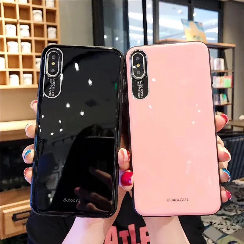 Глянцевый фарфоровый чехол для телефона Huawei P30 Pro Mate 20 Мягкий Силиконовый