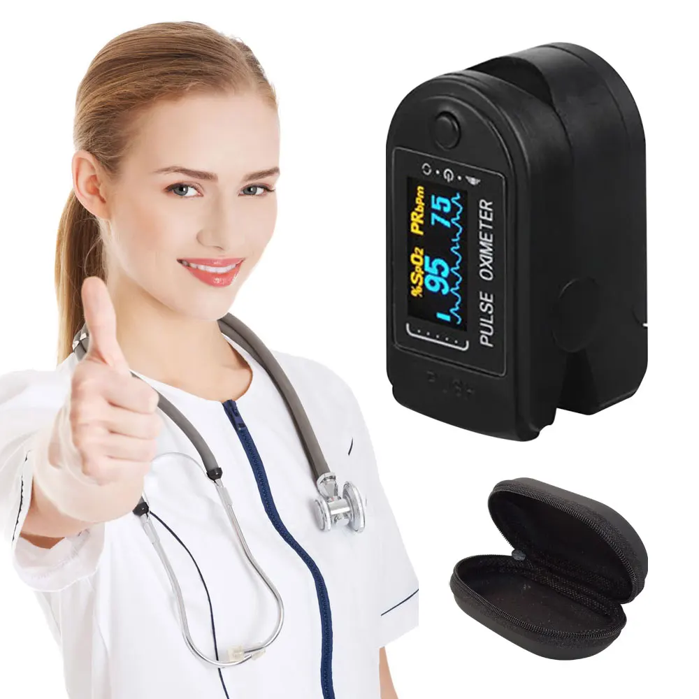 Portable Finger Oximeters Fingertip Pulsioximetro Heart Rate Saturometro Household Health Monitors Pulse Oximeter Oximetro