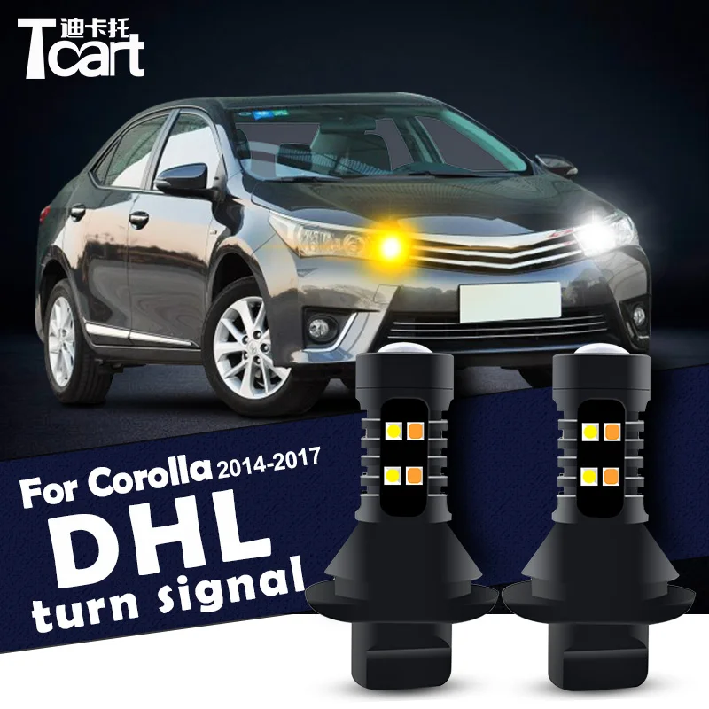Автомобильные аксессуары для toyota corolla E160 E170 E180 2014 -2018 светодиодные дневные