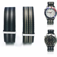 heimdallr titanium sea ghost nylon strap automatic watches men mechanical diving watch band