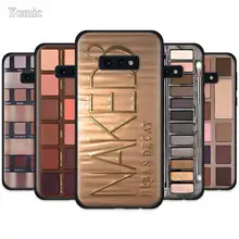 Чехол Glam Makeup Eye Shadow Box для samsung Galaxy S10 5G S10e S9 S8 Plus S7 Edge Note 10 9 8 + черный