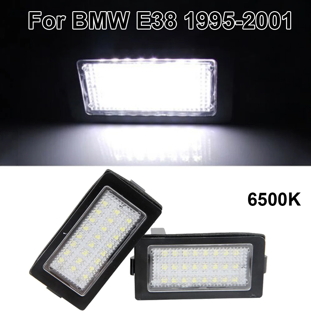 

2pcs LED Lights 6500K Accessories Replacement Set White Bulbs Portable