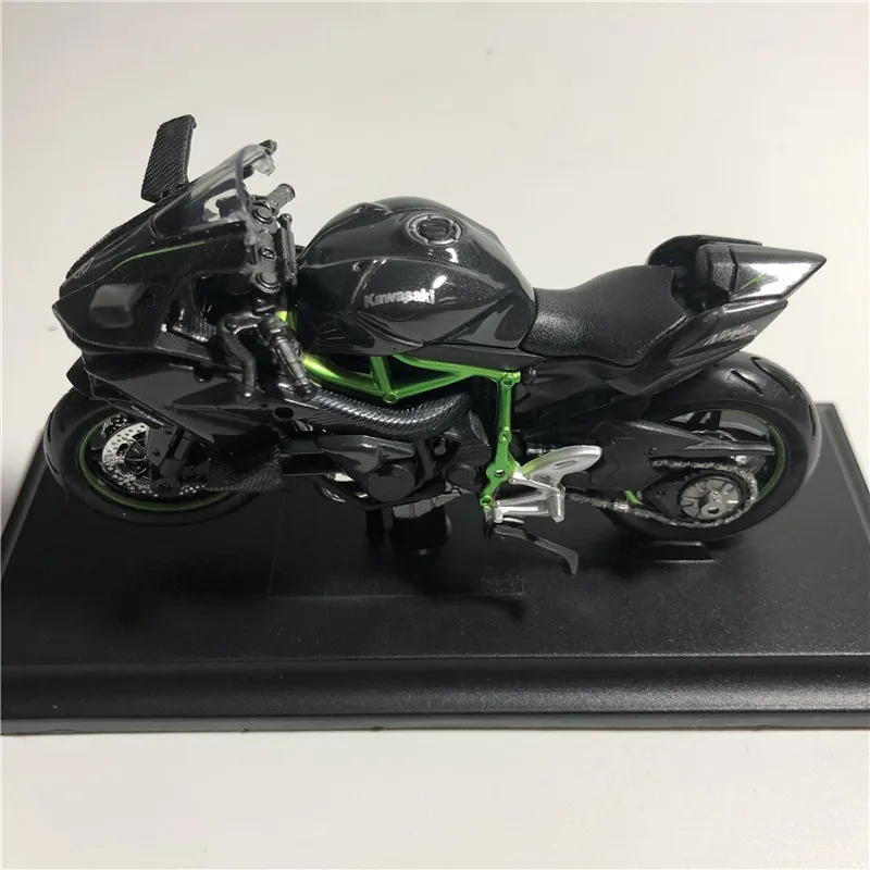 Модель мотоцикла KAWASAKI NINJA H2R литая модель из сплава черный ниндзя мотоцикл
