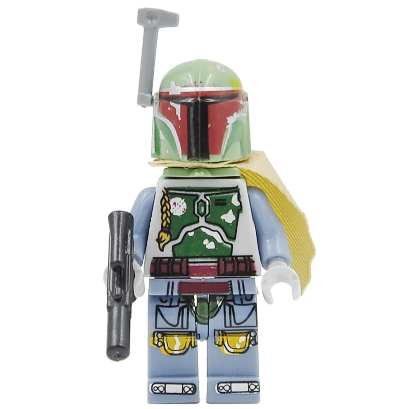 Мандалорское драже popping Boba Мандалорское одной продажи Star Wars рисунок Джанго Фетт pre vizsla Набор строительных блоков Модель бобба Фет игрушки