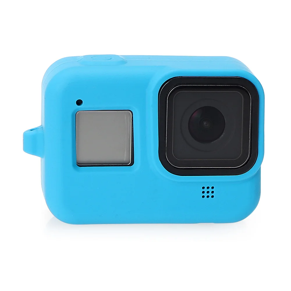 Мягкий силиконовый чехол для Gopro Hero 8 чехол черный синий защитный полный чехол для Gopro Hero 8 аксессуары для экшн-камеры