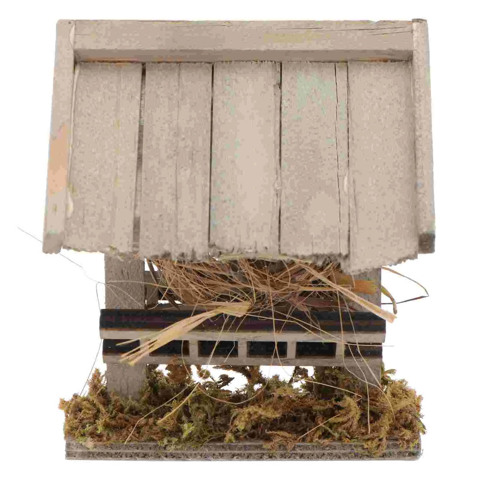 

1 шт. «сделай сам», мини-домик для коров, уличное украшение для сада (случайный цвет)