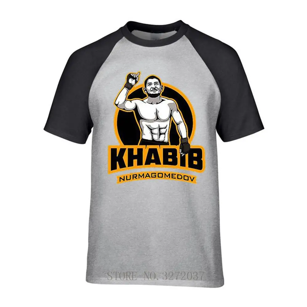 KHABIB TIME NURMAGOMEDOV Мужская футболка крутая Повседневная для мужчин 2019 модная с