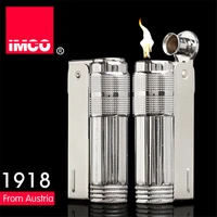 2020 original imco metal retro kerosene windproof lighter genuine stainless steel gasoline cigarette lighter gadgets for men
