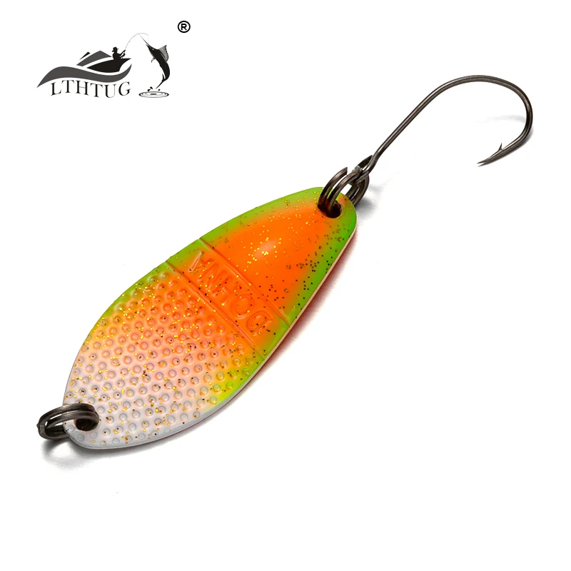 Peche Leurre LTHTUG Pesca Dohna ложка 2 5 г 30 мм Красочные Ложка приманка Медь поток