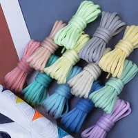 1pair oval shoe laces half round athletic shoelaces for running sneakers laces shoes strings durable without fading shoelace