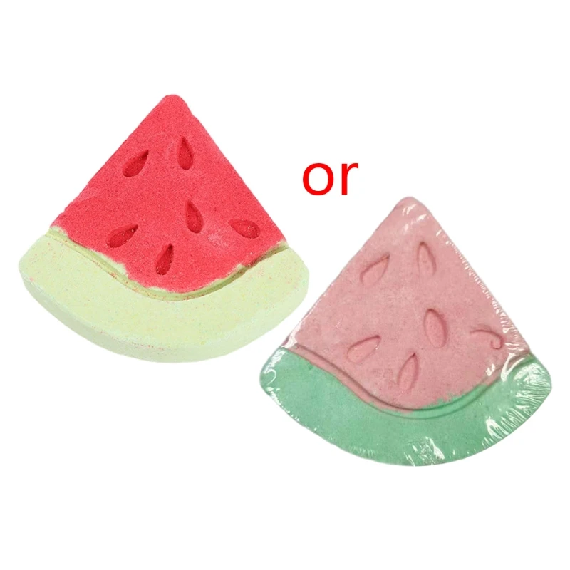 

Watermelon Shaped Triangle Bath Bomb Bubble Aromatherapy SPA Salt Ball Cleaner