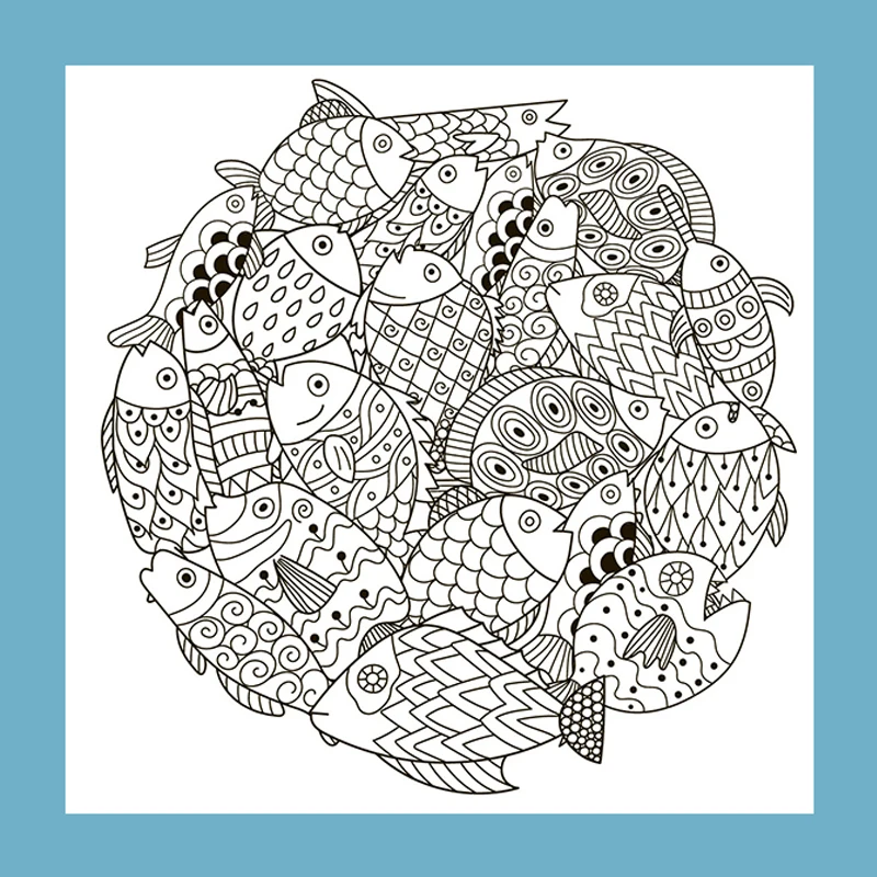 ZATBWS счастливый подводный мир прозрачные штампы для DIY