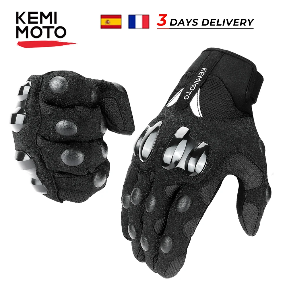Мотоциклетные Перчатки KEMIMOTO летние защитные перчатки для мотокросса с сенсорным