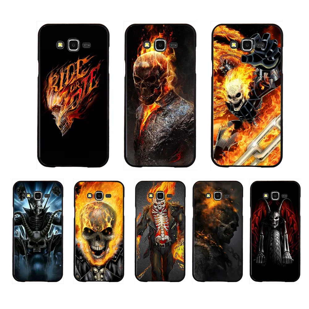 

NBDRUICAI Skull Biker Demon Ghost Rider Soft Silicone TPU Phone Cover For Samsung Galaxy J7 J8 J3 J4 J5 J6 Plus 2018 Prime