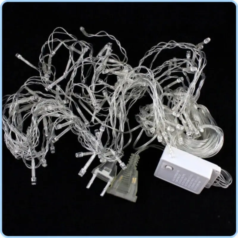 

LED Fairy Lights Garland Curtain Lights Icicle Droop 0.4-0.6m String Lights Christmas Decorations Home/Wedding/Party/Windows