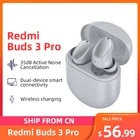 TWS Bluetooth наушники глобальная версия Xiaomi Redmi Buds 3 Pro, беспроводные наушники 35 дБ, ANC, двойное устройство Redmi Airdots 3 Pro