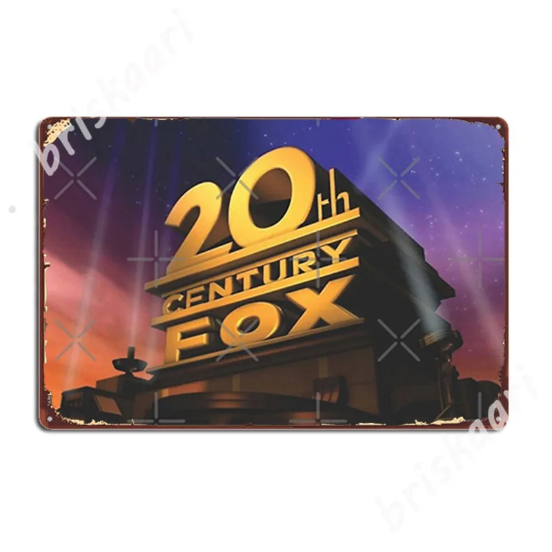 

20th Century Fox Metal Signs Customize Club Bar Mural Painting Club Tin sign Posters