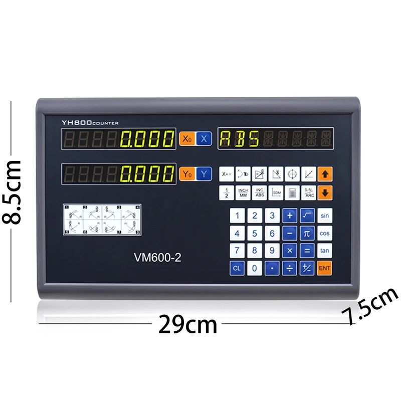 Полный станок 2 оси цифровой индикации Dro набор/комплект и шт 5U линейные