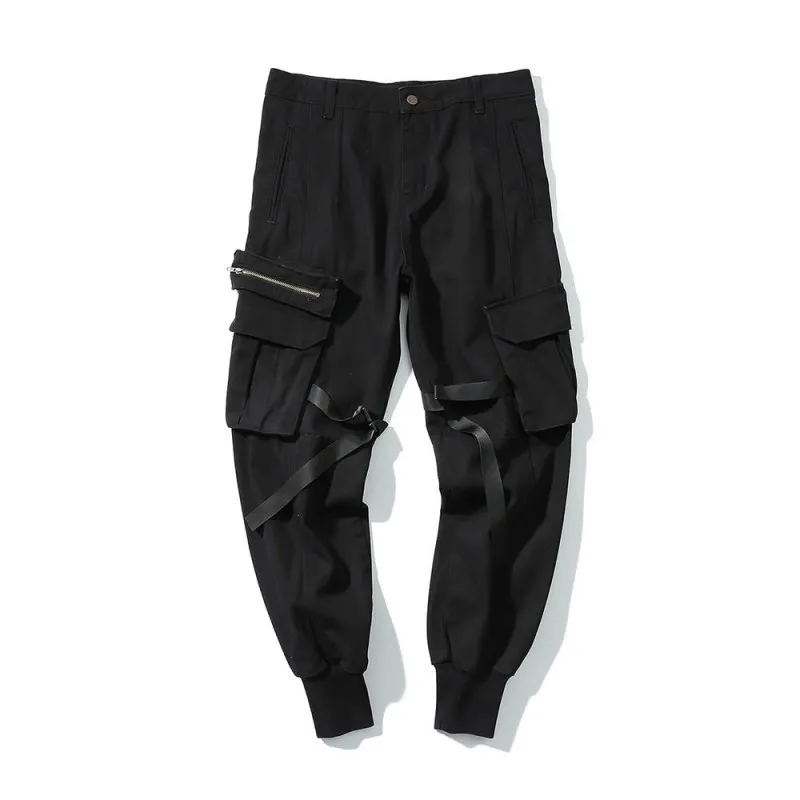 2020 New Fashion Mens Sweatpants Streetwear Loose Fit Hip Hop Cargo Pants Male Pocket Zipper Casual Camo Plus Size 2XL | Мужская одежда