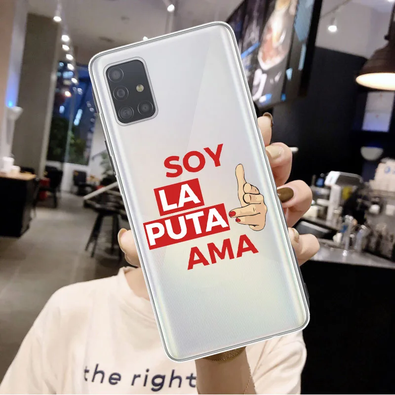 Чехол для телефона мягкий силиконовый чехол с испанским TV La Casa de papel Samsung Galaxys S6 S7