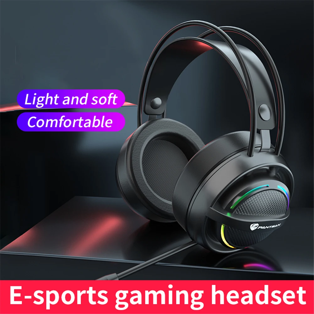 

Head-mounted Low latency Gaming Headset with Microphone Wired Earphone HIFI 3.5mm Computer Game Headphone For PS4 PC Laptop Xbox