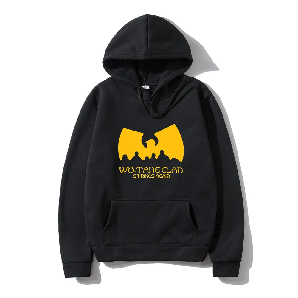 

2021Fun Harajuku Hoodie Letter Wu Tang Clan Print Men Hoodies Sweatshirts Rap Music Funny Hip Hop Men Hooded Oversized Pullover