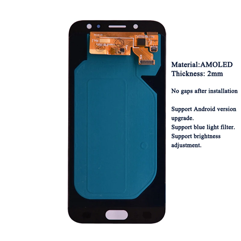 ЖК дисплей Super Amoled для Samsung Galaxy J7 Pro 2017 J730 J730F с сенсорным экраном и дигитайзером в