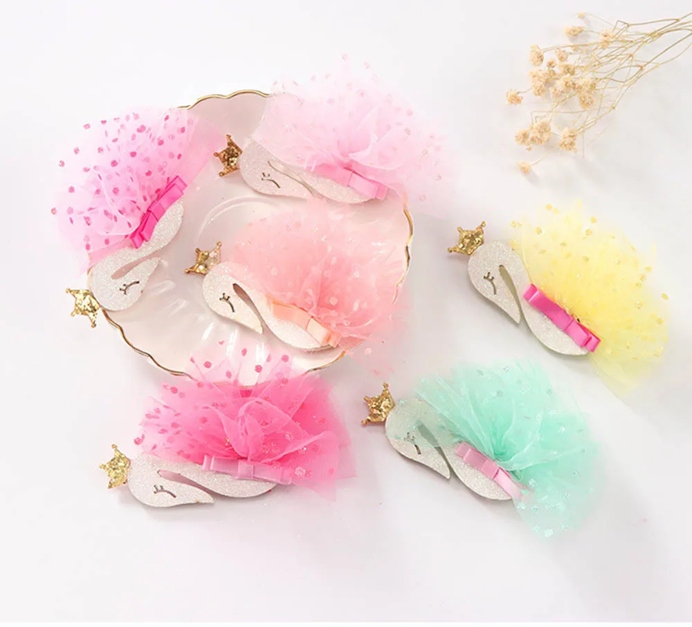 1 шт. заколка для волос в виде лебедя|Шпилька| |