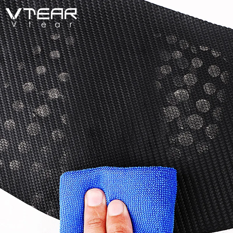 

Vtear for Geely Atlas Emgrand NL-3 Proton X70 car anti kick sticker carbon fiber mat door anti scratch styling accessories auto